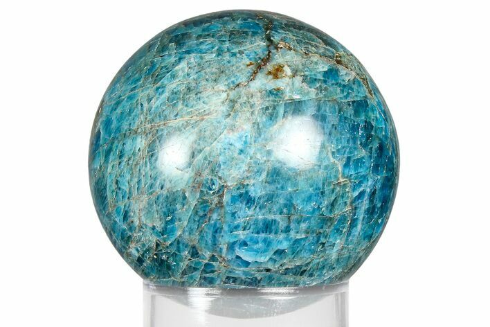 Bright Blue Apatite Sphere - Madagascar #367038